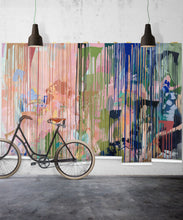Load image into Gallery viewer, Path Less Travelled Wallpaper Mural • Colorful Painterly Wallpaper • Tiff Manuell • Abstract Expressionist Wallpaper • Insitu