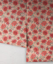 Load image into Gallery viewer, Waratah Wallpaper • Eloise Short • Vintage Floral Wallpaper • Granny Chic Wallpaper • Grandmillennial Style Wallpaper • Blush • Rolls