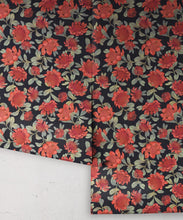 Load image into Gallery viewer, Waratah Wallpaper • Eloise Short • Vintage Floral Wallpaper • Granny Chic Wallpaper • Grandmillennial Style Wallpaper • Slate • Rolls