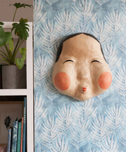 Load image into Gallery viewer, Aqua Shibori Leaf Wallpaper