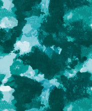 Load image into Gallery viewer, Autumn Path Wallpaper ocean teal • Shibori Abstract • Swatch