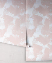 Load image into Gallery viewer, Autumn Path Wallpaper Peach • Shibori Abstract • Swatch