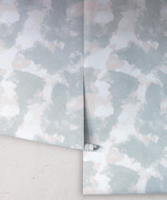 Load image into Gallery viewer, Autumn Path Wallpaper Sage • Shibori Abstract • Rolls