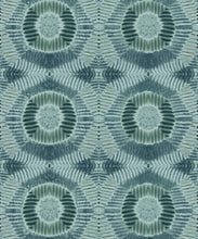 Load image into Gallery viewer, Aztec Suns Wallpaper Sage • Shibori Geometric • Swatch