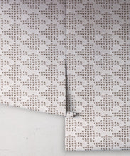 Load image into Gallery viewer, Barre Reversed Wallpaper • Shibori • Char • Rolls