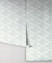 Load image into Gallery viewer, Barre Reversed Wallpaper • Shibori • Hunter • Rolls