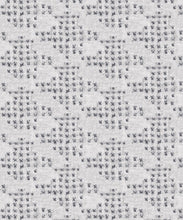 Load image into Gallery viewer, Barre Reversed Wallpaper • Shibori • Silver • Swatch