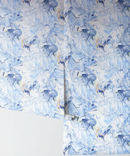 Load image into Gallery viewer, Shibori Birds Wallpaper