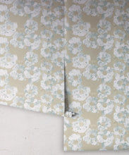 Load image into Gallery viewer, Cherry Blossom Wallpaper Bronze • Shibori Floral • Rolls