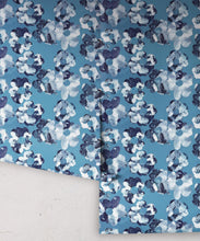 Load image into Gallery viewer, Cherry Blossom Wallpaper Indigo Blue • Shibori Floral • Rolls