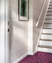 Load image into Gallery viewer, Shibori Diamonds wallpaper • Calm • Neutral Wallpaper • Beige Wallpaper • Geometric Wallpaper • Beth Diana Smith • Entryway Wallpaper