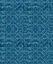 Load image into Gallery viewer, Fold Wallpaper • Shibori • Indigo • Swatch