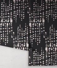 Load image into Gallery viewer, Love Notes Wallpaper • Shibori • Charcoal Reversed • Rolls