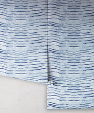 Load image into Gallery viewer, Lyrical Wallpaper • Shibori • Indigo • Rolls