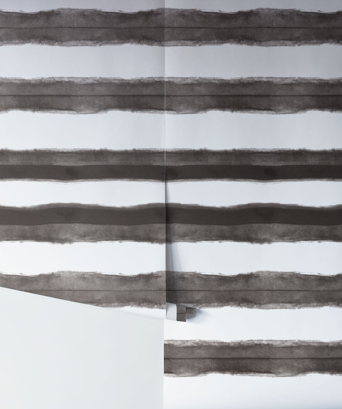 Shibori Stripe Driftwood Wallpaper