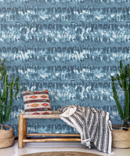 Load image into Gallery viewer, Tae Wallpaper • Shibori • Indigo • Insitu