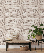 Load image into Gallery viewer, Vista Wallpaper • Shibori • Sand • Insitu