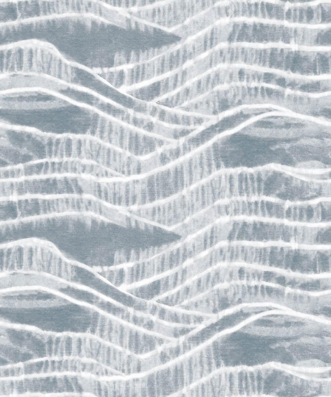 Vista Wallpaper • Tie-dye mountain • Shibori • Washed Denim Reversed • Swatch