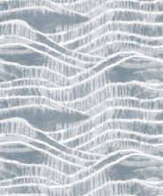 Load image into Gallery viewer, Vista Wallpaper • Tie-dye mountain • Shibori • Washed Denim Reversed • Swatch