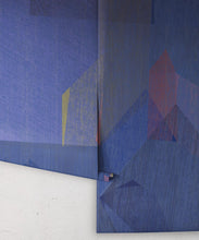 Load image into Gallery viewer, Chimera Wallpaper by Simcox • Color Cobalt • Abstract Wallpaper • Purple Wallpaper • rolls