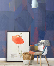 Load image into Gallery viewer, Chimera Wallpaper by Simcox • Color Cobalt • Abstract Wallpaper • Purple Wallpaper • insitu