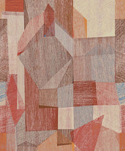 Load image into Gallery viewer, Chimera Wallpaper by Simcox • Color Rust • Abstract Wallpaper • Geometric Wallpaper • Swatch