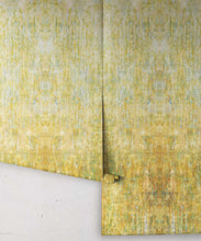 Load image into Gallery viewer, Patina Wallpaper by Simcox • Color Gold • Abstract Wallpaper • rolls