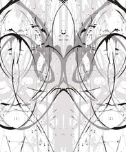 Load image into Gallery viewer, Penthu Wallpaper by Simcox • Color Black &amp; White • Contemporary Wallpaper • swatch