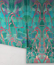 Load image into Gallery viewer, Camoufleur Wallpaper • Rainforest • Teal Wallpaper • Abstract Wallpaper rolls