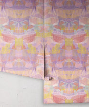 Load image into Gallery viewer, Camoufleur Wallpaper • Tangerine • Orange Wallpaper • Abstract Wallpaper rolls