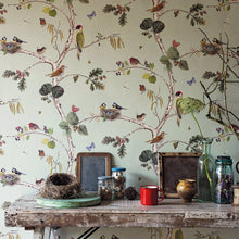 Load image into Gallery viewer, Woodland Chorus Wallpaper by Sanderson lifestyle room scene