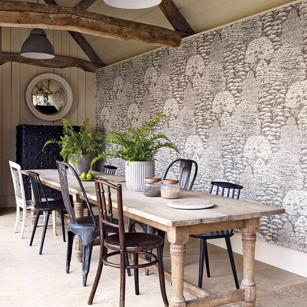 Woodland Toile Wallpaper by Sanderson lifestyle room scene