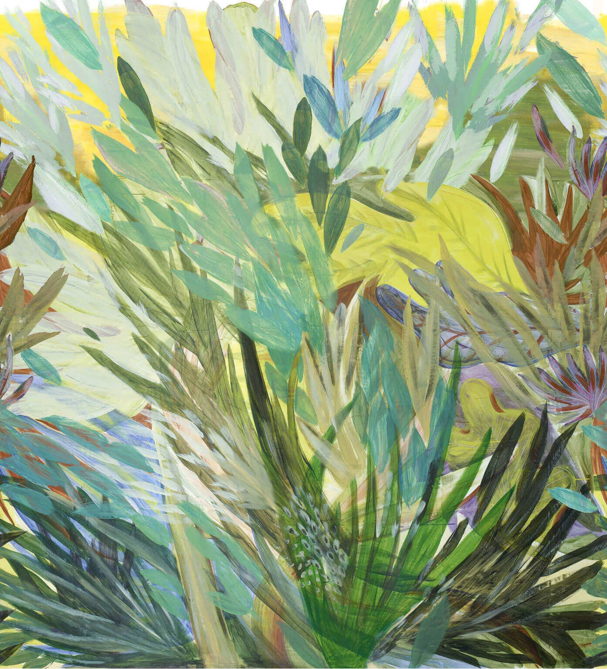 Aloe wallpaper in Citrus