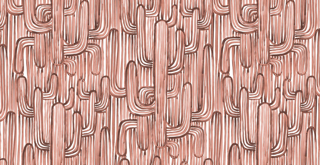 Sonora wallpaper in Sable rose