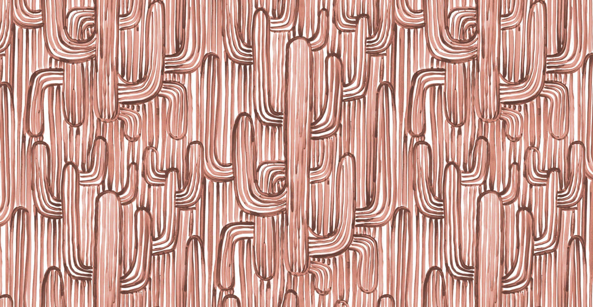 Sonora wallpaper in Sable rose