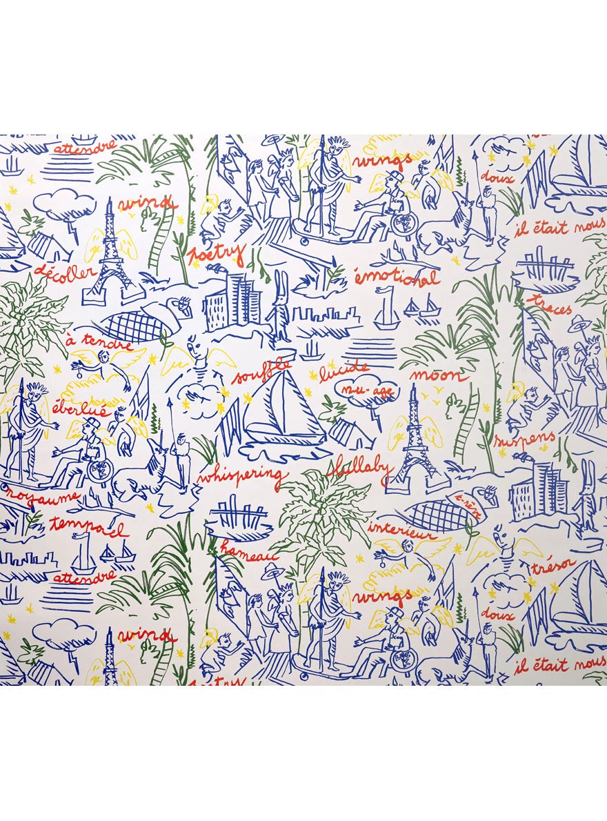 Le voyage eternel wallpaper in MULTICOLORE