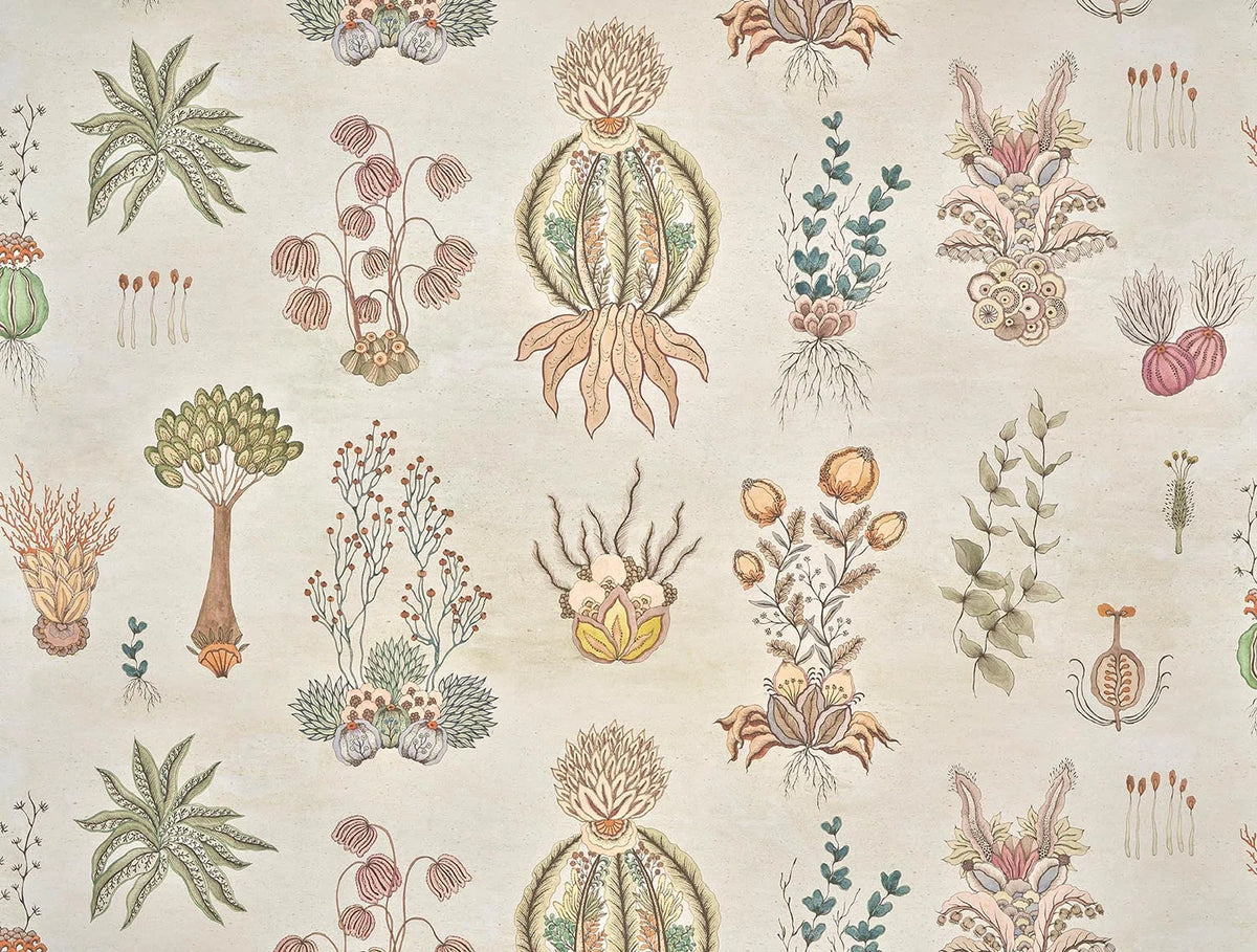 Keiko wallpaper in Lie de vin