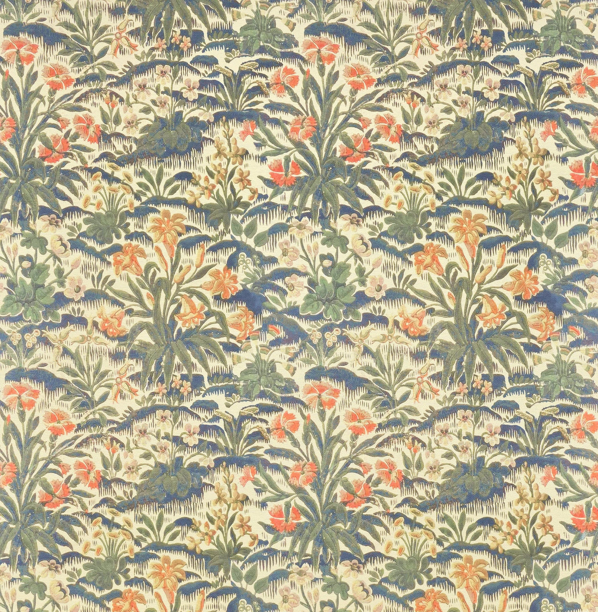 Fleurs de guise wallpaper in VERDURE