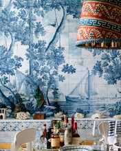 Load image into Gallery viewer, AZURE MURAL WALLPAPER