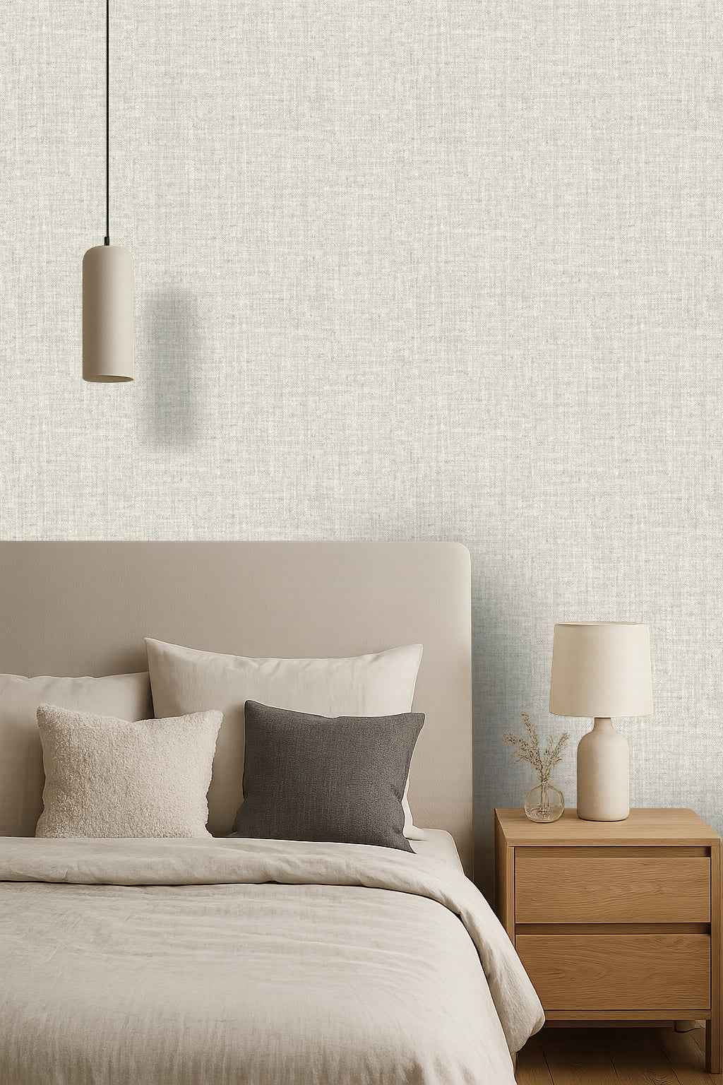 REFINED LINEN WALLPAPER