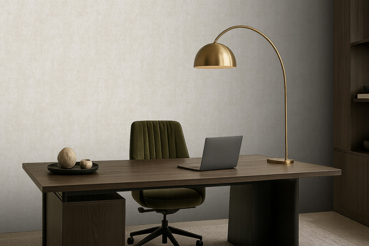 GILDED PLASTER WALLPAPER
