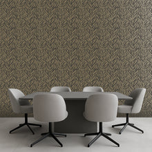 Load image into Gallery viewer, BOTANICAL HERRINGBONE WALLPAPER