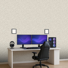 Load image into Gallery viewer, BOTANICAL HERRINGBONE WALLPAPER