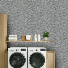 Load image into Gallery viewer, BOTANICAL HERRINGBONE WALLPAPER
