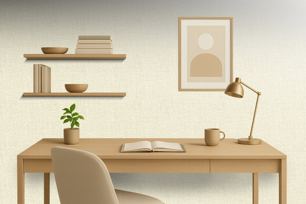 REFINED LINEN WALLPAPER
