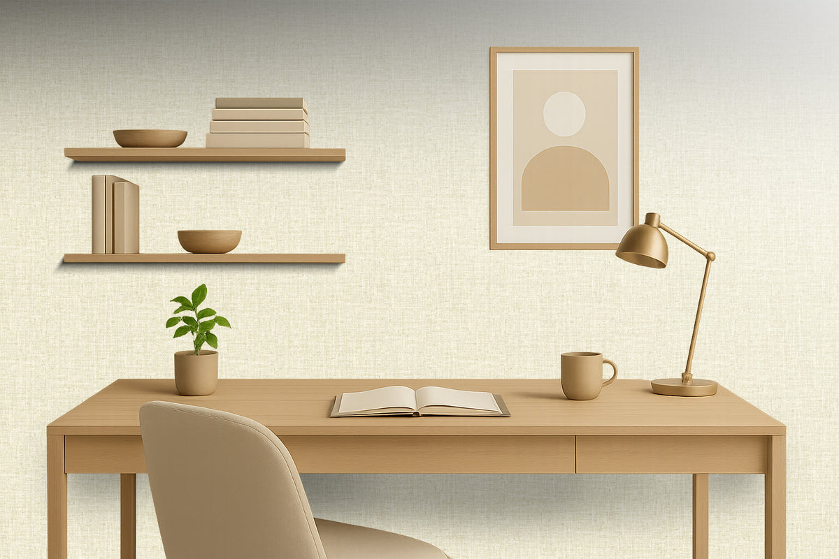 REFINED LINEN WALLPAPER