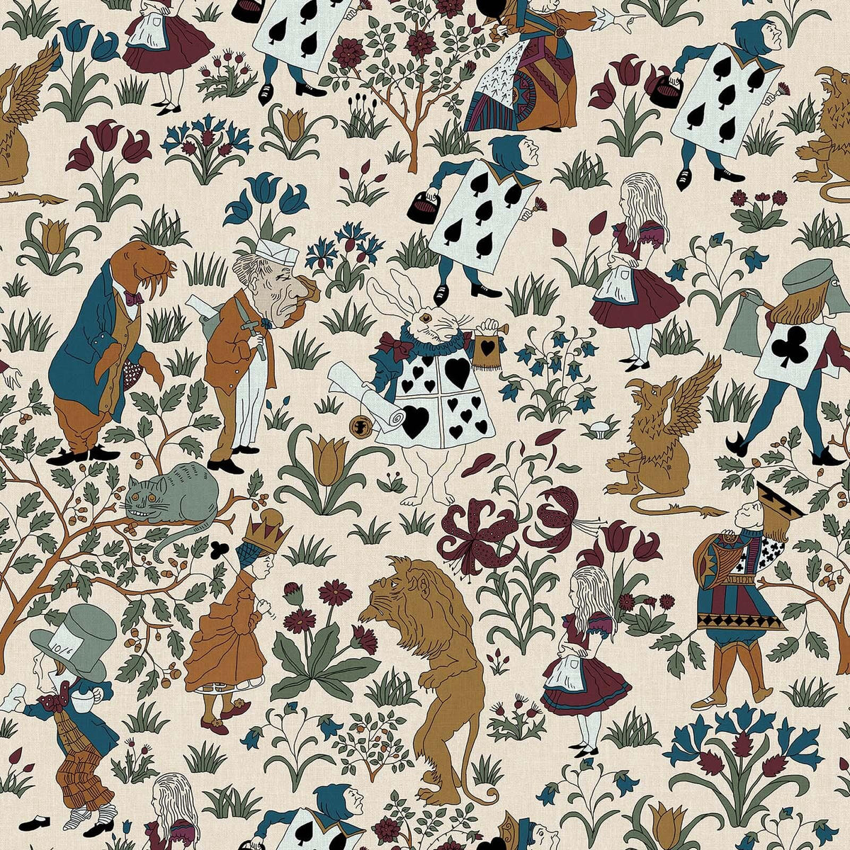 ALICE IN WONDERLAND Wallpaper - Achillea