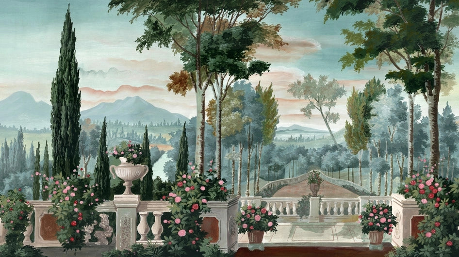 Ananbô Les jardins de Livia — Color Wall Mural