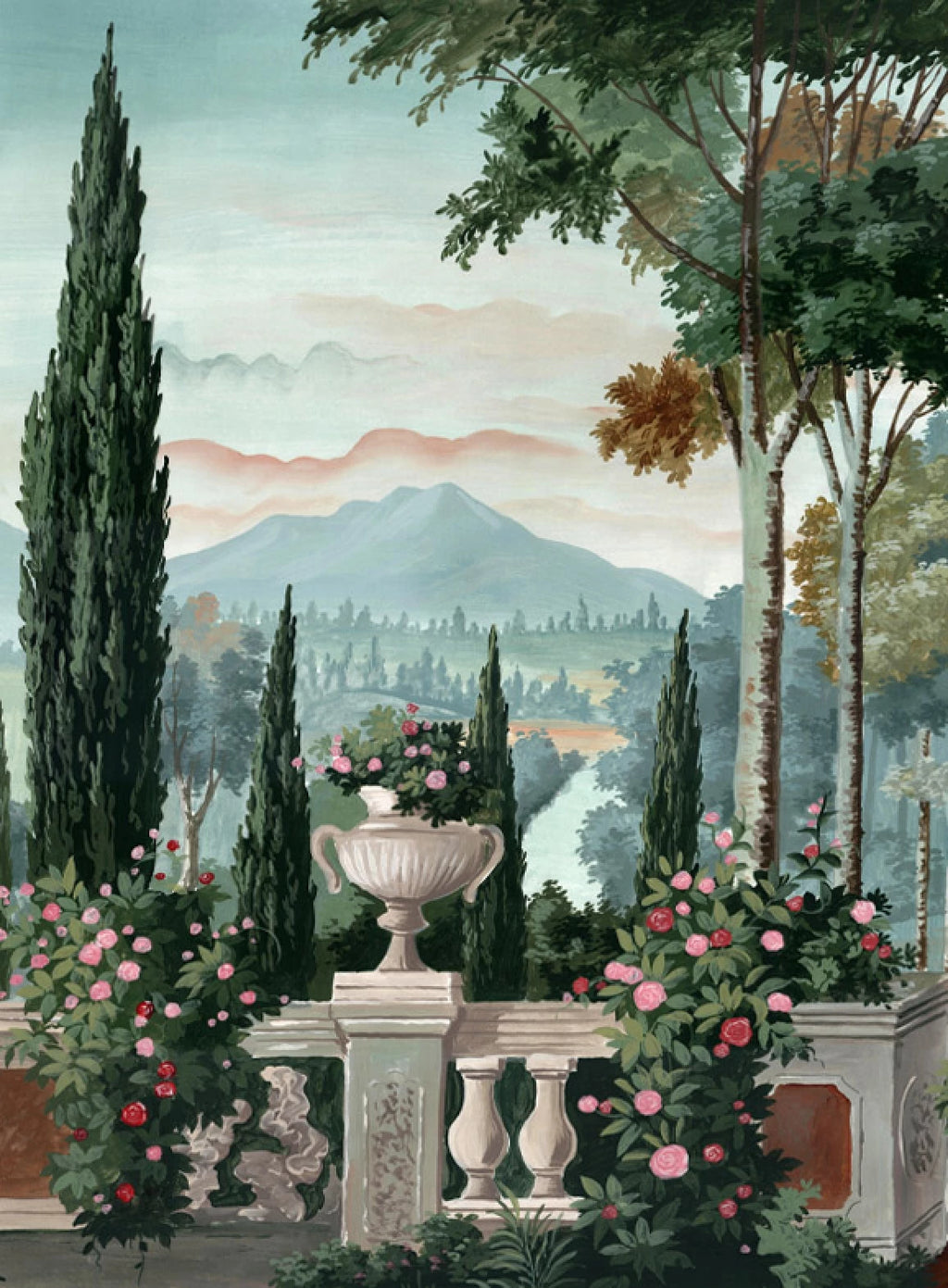 Ananbô Les jardins de Livia — Color Wall Mural