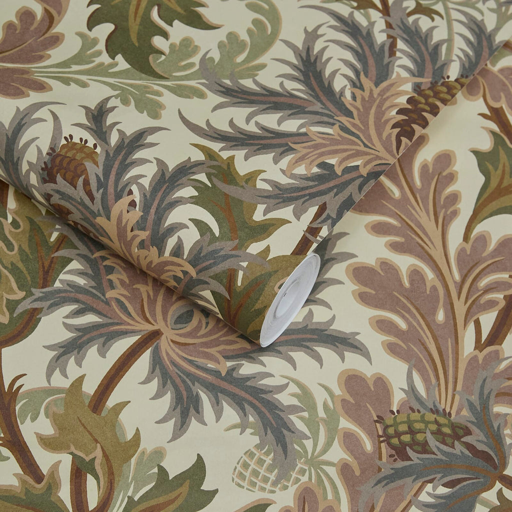 AQUIFOLIA Wallpaper - Ecru